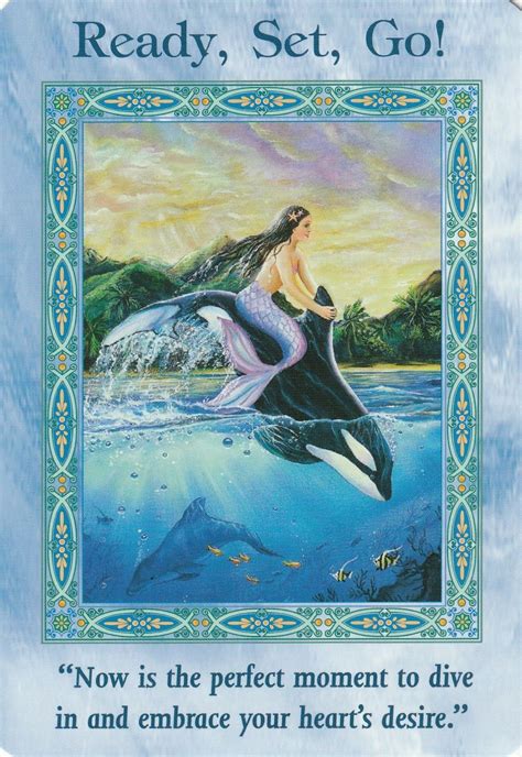 Magical mermaiss and dlphins oracle cards